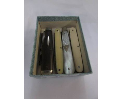 5 vintage penknives