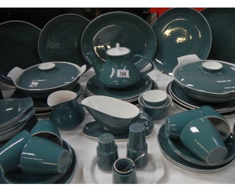 A quantity of Poole pottery table ware