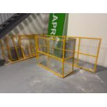 LOT OF 9 ASSORTED SAFETY FENCES, 47"