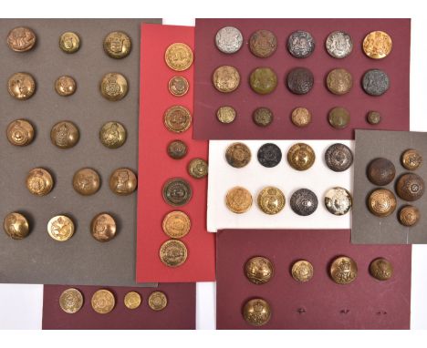 36 Corps large buttons, Tank Corps, R.T.C. and R.T.R., RAC, Wm IV and Vic. Medical Staff, Ed VII Army Med. Staff, KC RAMC, Vi