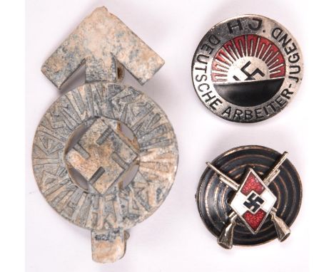 Third Reich Hitler Youth proficiency badge, the back with RZM mark and maker's code “MI/72”, un-numbered (some corrosion), Hi