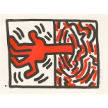 Keith Haring. „Ludo 5“, aus der Mappe „Ludo 1-5“. 1985