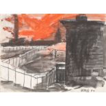 Rainer Fetting. Moritzplatz (Heinrich-Heine-Straße). 1979