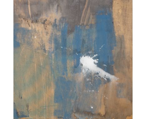 Mike Steiner (Allenstein 1941 – 2012 Berlin). „AMORPHE SUPPE“. 1998Acryl auf Sperrholz.  90&nbsp;×&nbsp;90&nbsp;cm (35&nbsp;⅜