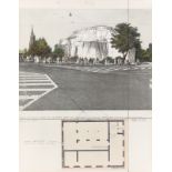 Christo. „Verpackte Kunsthalle Bern, Projekt“. 1972 (4-teilig)