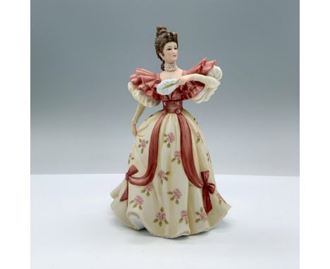 Finely decorated matte porcelain lady figurine with Lenox backstamp on the bottom. Issued: 1984Dimensions: 5.5"L x 4.25"W x 8