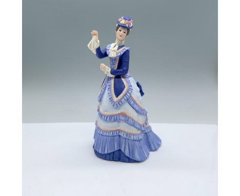 Finely decorated matte porcelain lady figurine with Lenox backstamp on the bottom. Issued: 1986Dimensions: 5.25"L x 4.5"W x 8