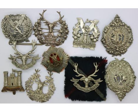 Fifteen British regimental cap badges. P&amp;P Group 1 (£14+VAT for the first lot and £1+VAT for subsequent lots) 