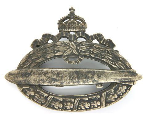 WWI Imperial German Navy Zeppelin honour badge, solid brass. P&amp;P Group 1 (£14+VAT for the first lot and £1+VAT for subseq