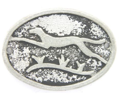 Third Reich 116th Panzer Division Windhund Greyhound Armoured Formation hat badge. P&amp;P Group 1 (£14+VAT for the first lot