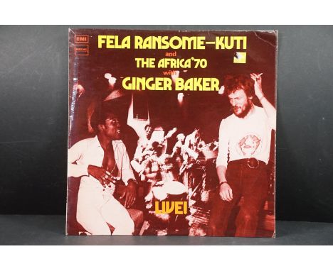 Vinyl - Fela Ransome—Kuti And The Africa '70 With Ginger Baker ‎– Live! LP on Regal Zonophone ‎– SLRZ 1023, original UK 1972 