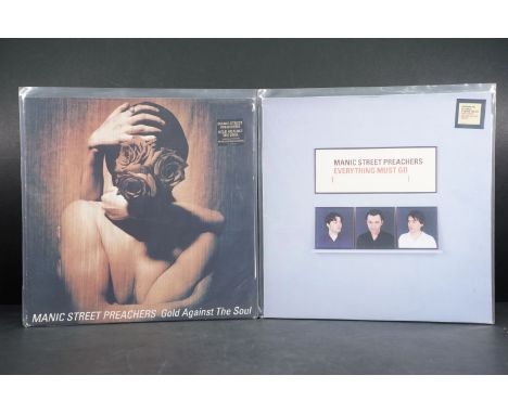 Vinyl - 2 Manic Street Preachers original UK / EU 1st pressing albums to include: Everything Must Go (Epic – 483930 1, UK 199