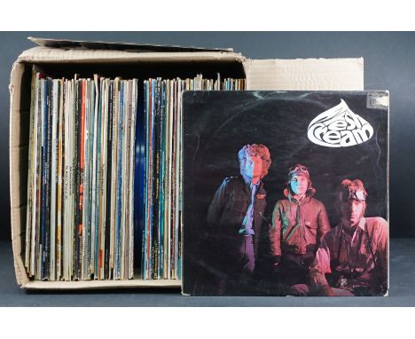Vinyl - Over 80 Rock &amp; Pop LPs to include Cream, Small Faces, Graham Dee, The Electric Flag, Jerry Lee Lewis, Fleetwood M