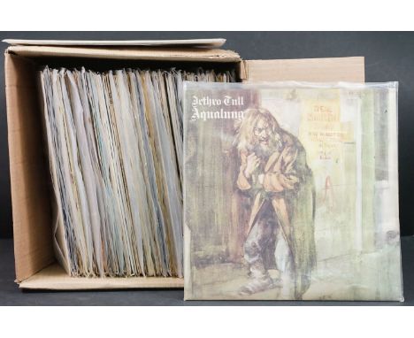 Vinyl - Over 75 Rock &amp; Pop LPs to include Jethro Tull x 4, Woodstock comp x 2, The Yardbirds, The Hollies, Dexy’s Midnigh