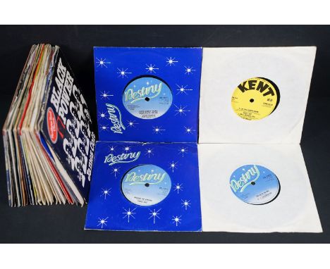 Vinyl - Northern Soul / Soul - 30 UK 1970’s and 1980’s re-release 7” singles including: Huey 'Piano' Smith &amp; The Clowns /