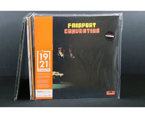 Vinyl - 6 Folk Rock / Folk recent release and re-issue LP's to include: Fairport Convention – Fairport Convention (UK 2020 li