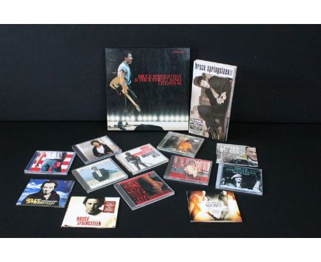 CDs - 12 Bruce Springsteen albums plus the Live 1975-85 3 CD box set (CBS 4502272) 