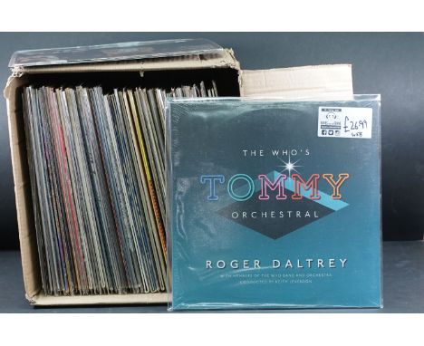 Vinyl - Approx 70 Rock &amp; Pop LPs and 4 12" singles to include The Who x 3, Kate Bush, Fleetwood Mac, Man, The Rubber Band