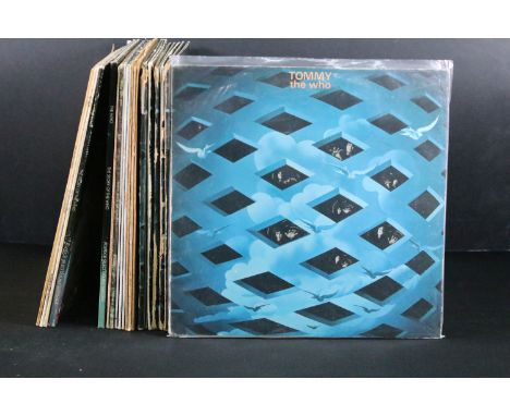 Vinyl - 19 The Who LPs to include Tommy x 6 (some with laminated sleeve), Live At Leeds x 3 (inc ltd edn), Who Are You x 3, M
