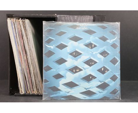 Vinyl - The Who &amp; members LPs and 1 12" to include Tommy (reissue), My Generation x 2 (1 Virgin, 1 Brunswick reissue), By