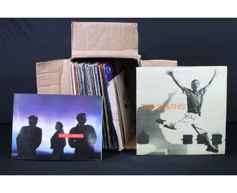 Vinyl - Over 50 Rock &amp; Pop 12" singles and 2 tour programmes to include The Smiths x 2, Bob Marley, Madonna x 3, James Br