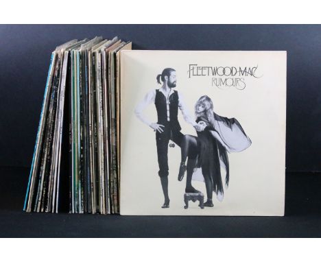 Vinyl - 34 Rock &amp; Pop LPs to include Fleetwood Mac, Neil Young, Talk Talk, Caravan (brown Deram labels), Jimi Hendrix x 7