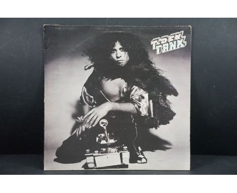 Vinyl - T. Rex - Tanx LP on EMI Records - BLN 5002 original UK 1973 1st pressing with large four-fold black &amp; white poste