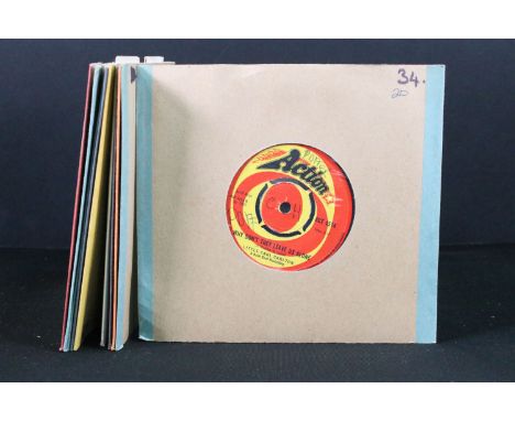 Vinyl - Northern Soul - 10 UK 7” singles on Action Records to include: Little Carl Carlton, Al “TNT” Braggs x 2, Bobby Bland,