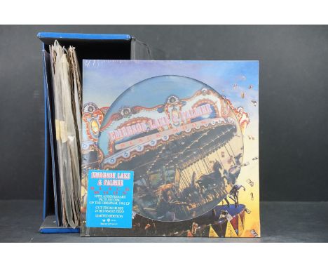 Vinyl - 6 picture disc LPs and 10 12" picture discs to include Emerson Lake &amp; Palmer (seealed LP), Bob Marley &amp; The W