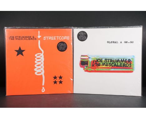 Vinyl - 2 Joe Strummer &amp; The Mescaleros LP’s to include: Global A Go-Go (Hellcat Records – 0440-1, EU double album and CD