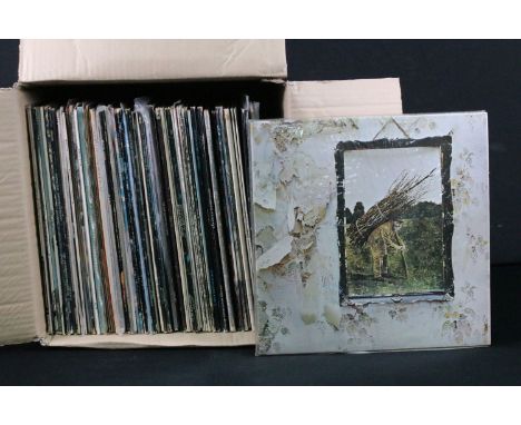 Vinyl - Over 70 Rock &amp; Pop LPs to include Led Zeppelin x 2, Pink Floyd x 4 (inc DSOTM), David Bowie x 2, Neil Young, Flee