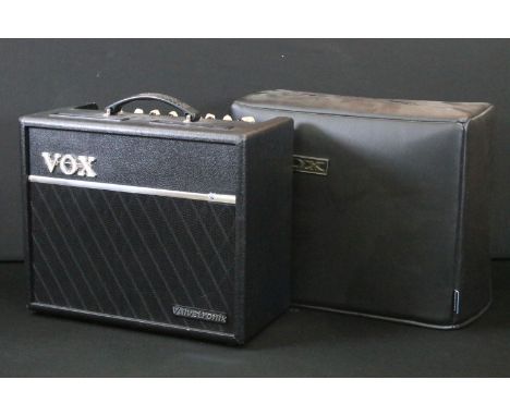 Amplifier - Vox VT20+ guitar amplifier with cover 
