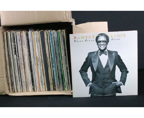 Vinyl - Over 80 Jazz LPs to include Ramsay Lewis, Ronnie Laws, Michael Gregory Jackson, Lester Young, Grover Washington Jr, P