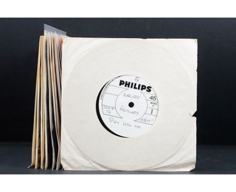 Vinyl / Acetate - The Walker Brothers and members - 2 Acetates and 13 x 7” singles to include: Stay With Me (Philips one side