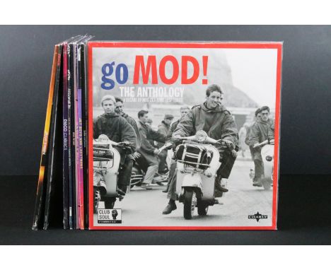 Vinyl - 9 Rock and Pop recent release compilation LP’s to include: Go Mod! The Anthology: A Decade Of Mod Ska Soul 1957-1967 