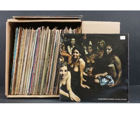 Vinyl - Over 75 Rock &amp; Pop LPs to include Jimi Hendrix x 6, Cream x 3, Brian Eno, Marianne Faithful, Chris Farlowe, &amp;
