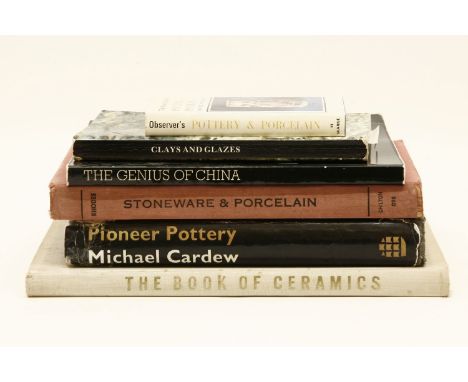 A quantity of reference books relating to studio ceramics, to include Pioneer Pottery by Michael Cardew, Bernard Leach A Pott