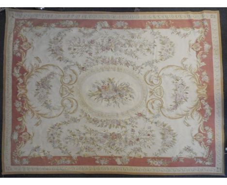 An Aubusson type tapestry carpet, 235 x 320cm