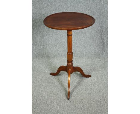 Lamp table, Georgian dish top mahogany. H.74 Dia.47cm. 