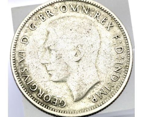 1947 - Silver Florin of Australia under King George VI. P&amp;P Group 1 (£14+VAT for the first lot and £1+VAT for subsequent 