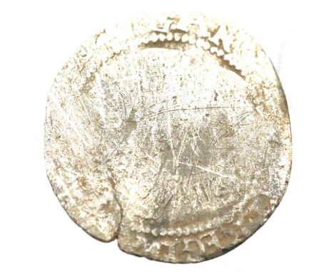 1571 - Silver Hammered Half Groat of Elizabeth Tudor. P&amp;P Group 1 (£14+VAT for the first lot and £1+VAT for subsequent lo