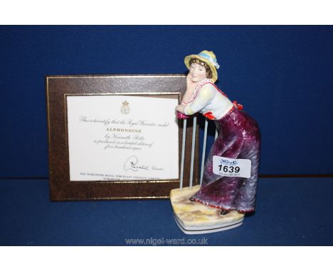 A Royal Worcester figure 'Alphonsine'..
