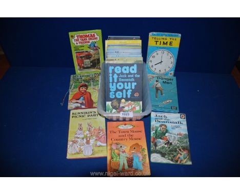 Twenty-Five Ladybird Books, later editions including Tootles the Taxi, Cooking, Danger Men (1970 first edition), etc