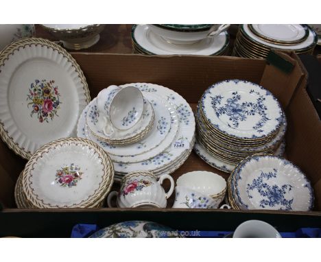 A Quantity of Royal Worcester ''Kempsey'' China including Saucers, Tea plates and Cake plate with a quantity of Royal Worcest