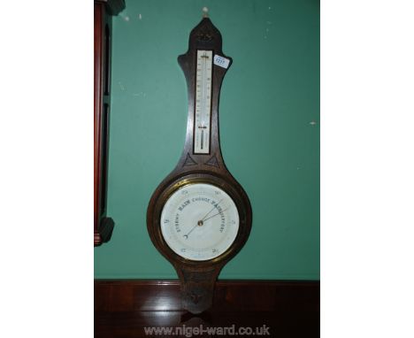 A W.T. Comer Banjo Barometer.