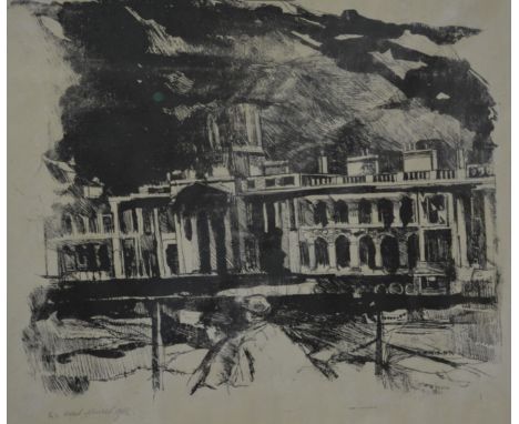 After Peter Millar, Customs House, Dublin, limited edition print 5/10, 28cm x 34cm.