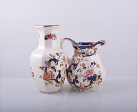 Masons Mandalay tea caddy, and a collection of Masons Mandalay pattern ware, together with Kensington pattern Paddy.