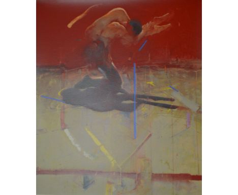 After Robert Heindel, Waiting for the Messiah III, signed, original silk screen print, 25/185, 63cm x 57cm.