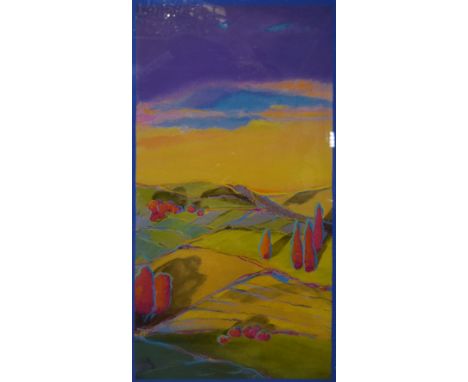 Barbara Brody, Peaceful Lane and I, signed, silk screen print, 254/395, 92cm x 46cm.