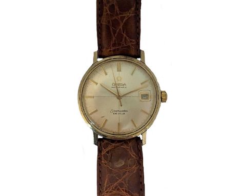 circa 1963, model 166.020, the signed circular silvered 'cross hairs' dial, 30mm diameter, with gold coloured batons, hands a